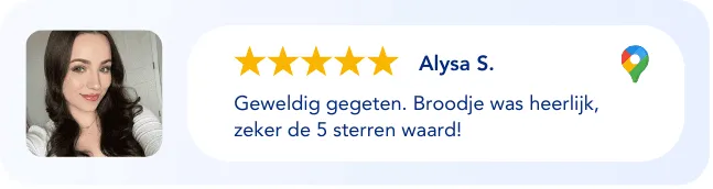 Vijfsterrenreview van Alysa S.